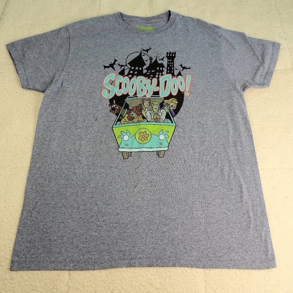 Scooby-Doo & the Mystery Mobile Gray T-Shirt XL